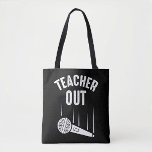 Bolsa Tote Retirada de Mic Drop Retirada do Professor