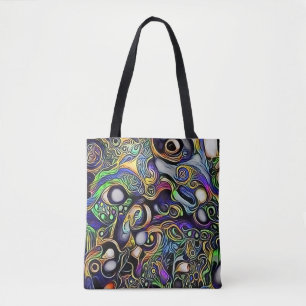 Bolsa Tote retrato abstrato