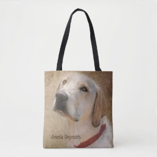 Bolsa Tote retrato amarelo Labrador Retriever