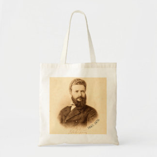 Bolsa Tote Retrato Antigo de Hristo Botev Patriota Búlgaro
