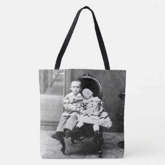 Bolsa Tote Retrato Assombrador de Irmãos Antigos