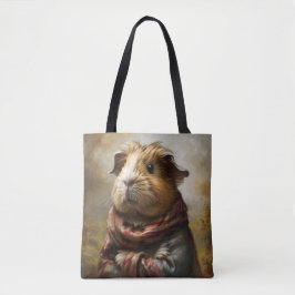 Bolsa Tote Retrato Clássico De Um Porco-Guiné