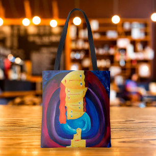 Bolsa Tote Retrato da Família Retrato da Arte Moderna