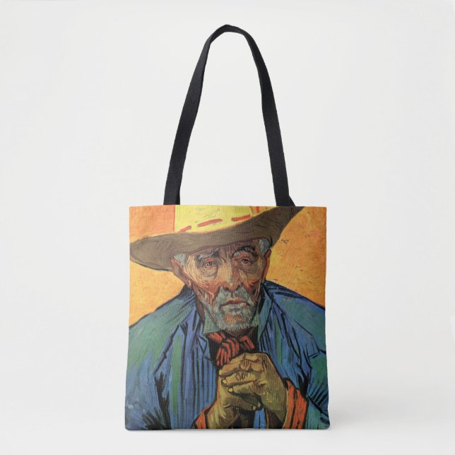 Bolsa Tote Retrato da Paciência Escalier por Vincent van Gogh (Frente)