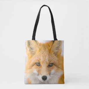 Bolsa Tote Retrato da Raposa Vermelha