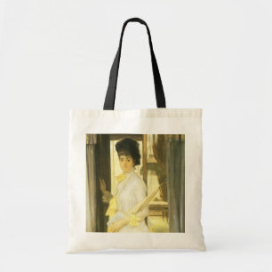 Bolsa Tote Retrato da Srta. Lloyd por Tissot, Retrato Antigo