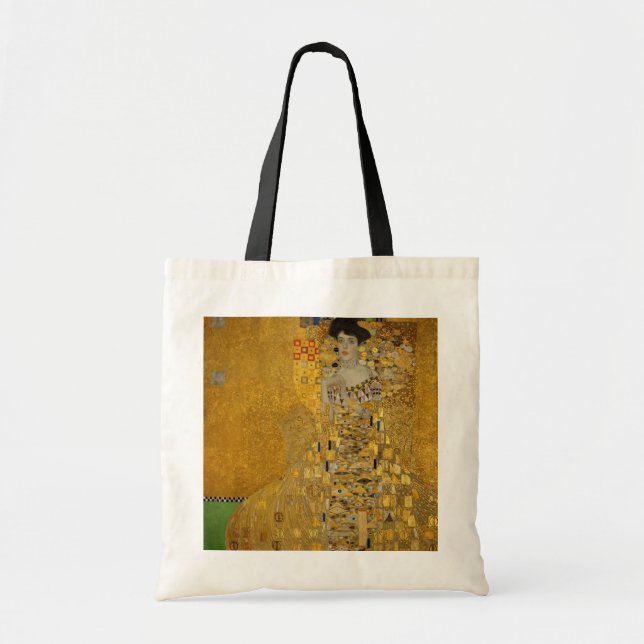 Bolsa Tote Retrato de Adele Bloch-Bauer I por Gustav Klimt (Frente)