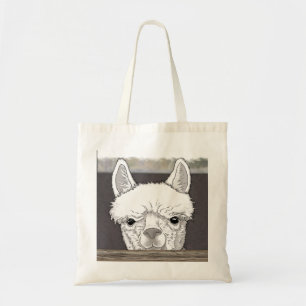 Bolsa Tote Retrato de Alpaca