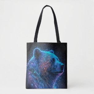 Bolsa Tote Retrato De Animais De Porte De Urso Câncer