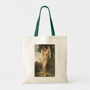 Bolsa Tote Retrato de Anjo Cupido (Cupidon) por Bouguereau