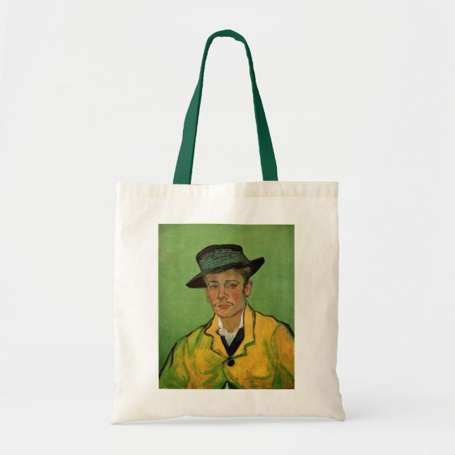 Bolsa Tote Retrato de Armand Roulin por Vincent van Gogh (Frente)