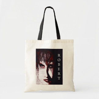 Bolsa Tote Retrato de Arte de Homem de Música Gótica Pós-Punk