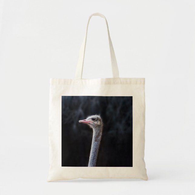 Bolsa Tote retrato de avestruz (Frente)