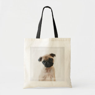 Bolsa Tote Retrato de Baby Pug