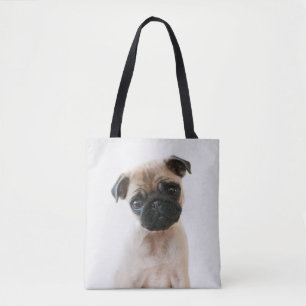 Bolsa Tote Retrato de Baby Pug
