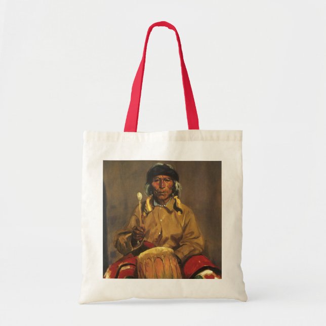 Bolsa Tote Retrato de Dieguito Roybal por Robert Henri (Frente)