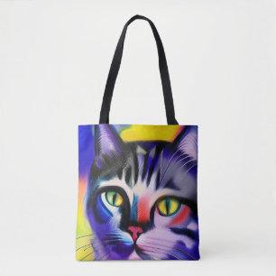 Bolsa Tote Retrato de gato