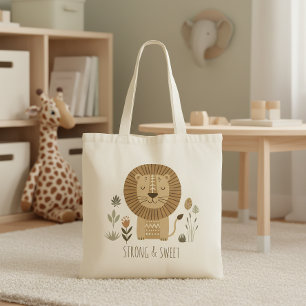 Bolsa Tote Retrato de Leão Safari ID1264