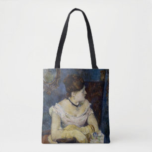 Bolsa Tote Retrato de Mette Gaugin, A Mulher Artista