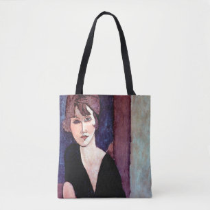 Bolsa Tote Retrato de Mulher, Modigliani