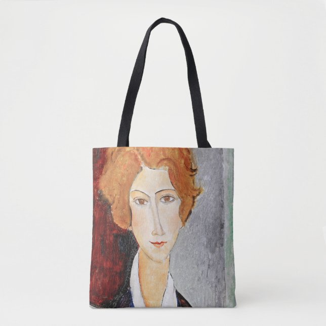 Bolsa Tote Retrato de Mulher, Modigliani (Frente)