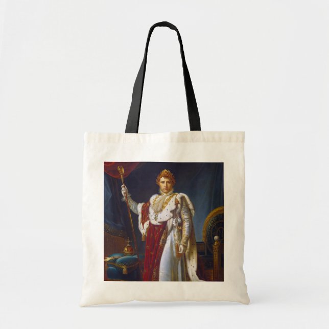Bolsa Tote Retrato de Napoleão Bonaparte, Francois Gérard (Frente)