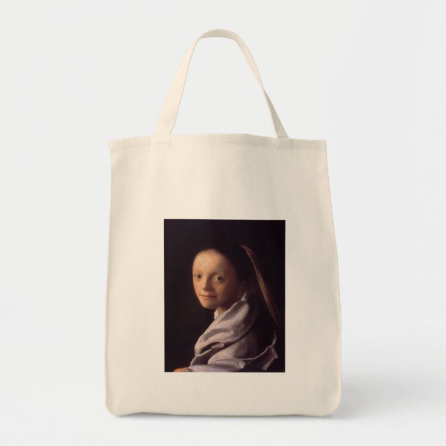 Bolsa Tote Retrato de uma jovem mulher (Frente)