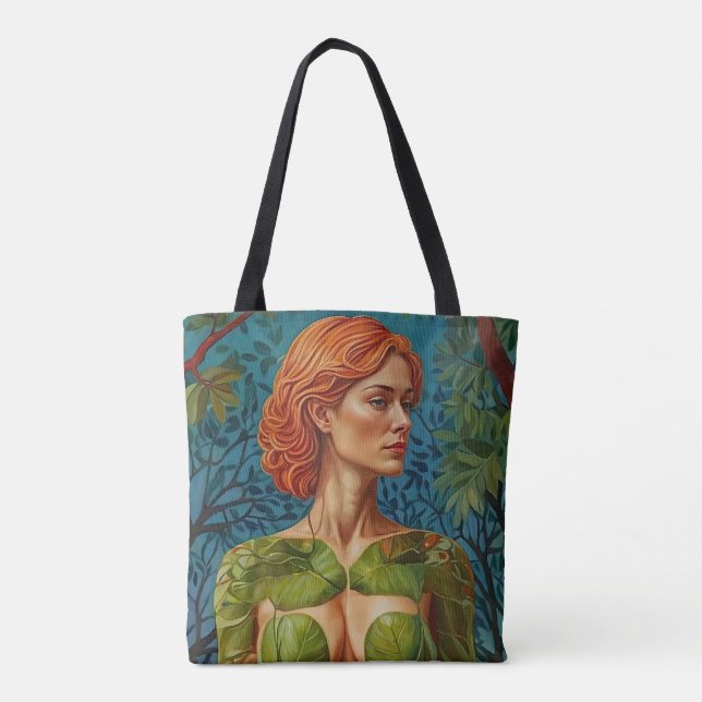 Bolsa Tote “Retrato de Viridra” - Veias do Dossel    (Verso)