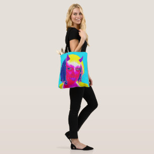 Bolsa Tote Retrato do Demônio PopArt