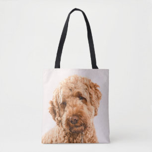 Bolsa Tote Retrato do Goldendoodle Studio