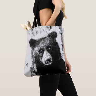 Bolsa Tote Retrato do urso