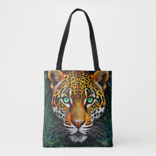 Bolsa Tote Retrato leopardo