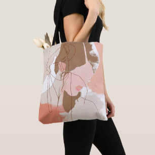 Bolsa Tote Retrato para Mulher Pintado
