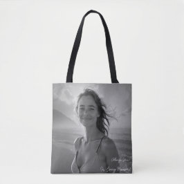Bolsa Tote Retrato Personalizado Dela – Presente de Foto Simp