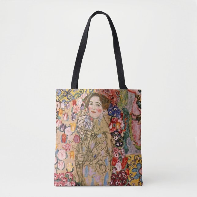 Bolsa Tote Retrato póstumo de Ria Munk por Gustav Klimt (Frente)