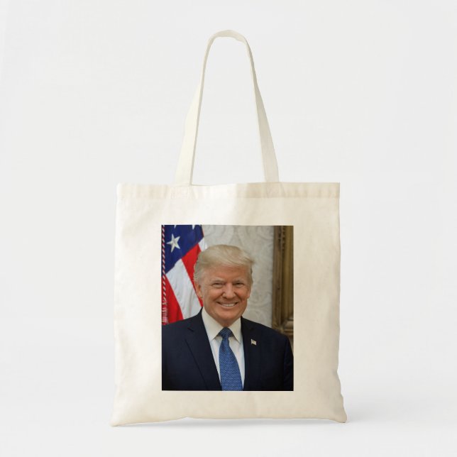 Bolsa Tote Retrato presidencial oficial de Donald Trump (Frente)