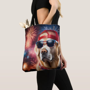Bolsa Tote Retriever de Ouro Patriótico