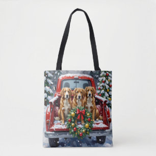 Bolsa Tote Retriever de Tolling da Nova Escócia Natal Vermelh