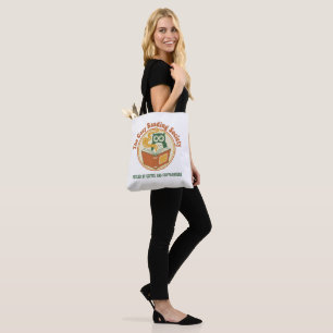 Bolsa Tote Retro 70s Sociedade de Leitura Aconchegante Amante