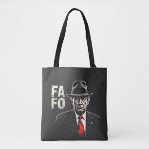 Bolsa Tote Retro-americano Donald Trump FAFO USA Flag Patriot