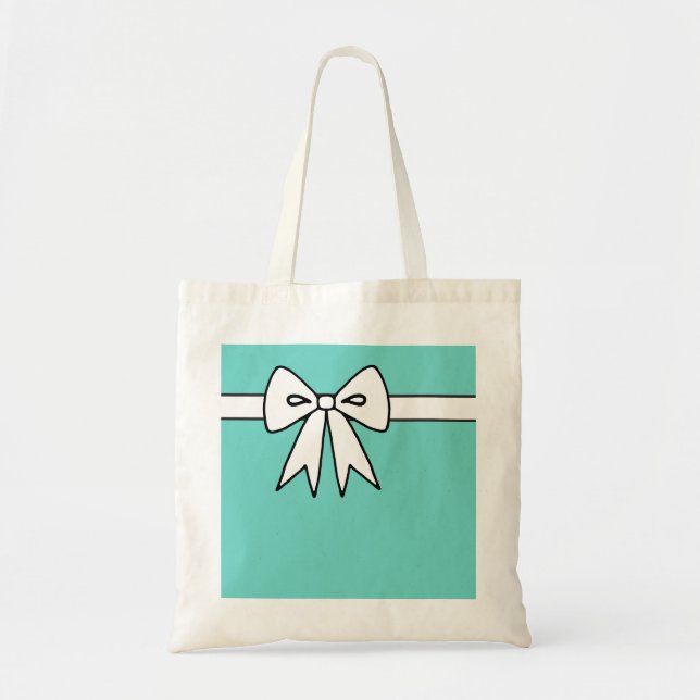 Bolsa Tote Retro Arco Aqua (Frente)
