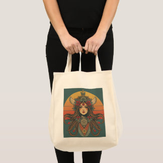Bolsa Tote Retro Boho Chi - Feminina Inspirada nos
