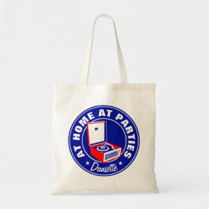 Bolsa Tote Retro Dansette Bermuda toca-discos Tote Bag