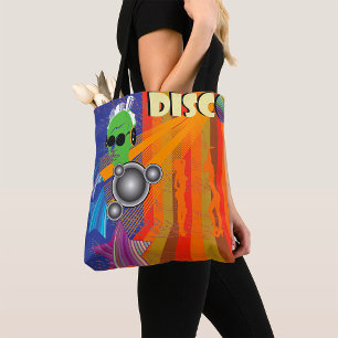 Bolsa Tote Retro Disco Party 70s - Arte Funk