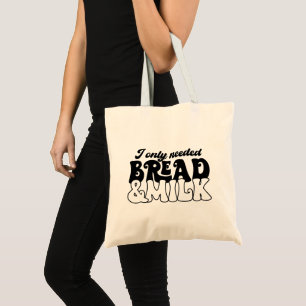 Bolsa Tote Retro Divertido Tendência Minimalista Compras Pret