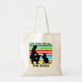 Bolsa Tote Retro Dog Lover Tote Bag Gift