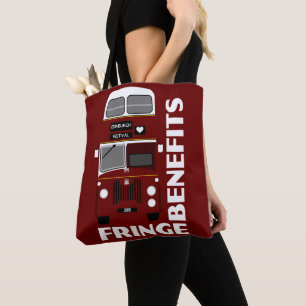 Bolsa Tote Retro edinburgh Festival Fringe Duplo Barramento d