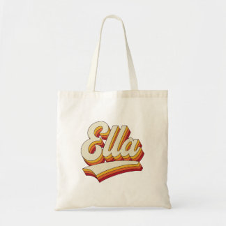Bolsa Tote Retro Ella Name 70s Vintage Design