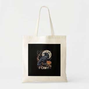 Bolsa Tote Retro F-Caw-F Pássaro Corvo Divertido Corvo Pássar