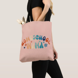 Bolsa Tote Retro Homeschool Mãe